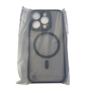 iPhone 16 Pro Clear and Black Shock Proof Phone Case